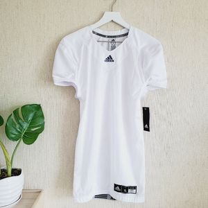 Adidas Youth Football White Jersey Tee Shirt